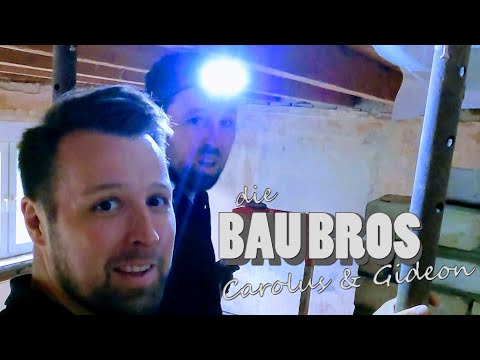 Säule für Stahlträger mauern, Mauerdurchbruch günstig selber machen - Trägerauflager nimmt Form an