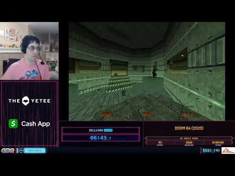 SGDQ 2020 - Doom 64 (2020) Main Campaign in 37:37 and Lost Levels in 12:12