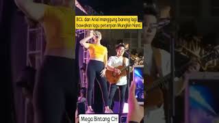Download lagu BCL dan Ariel manggung bareng lagi bawakan lagu peterpan Mungkin Nanti mp3