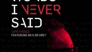 Lupe Fiasco - Words I Never Said ft. Skylar Grey [lyrics]