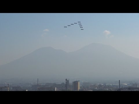 SORVOLO FRECCE TRICOLORI - NAPOLI 15 OTTOBRE 2022