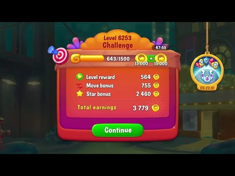 @Fishdom Win Strikes Level 5251 - Special Level 6253 Challenge