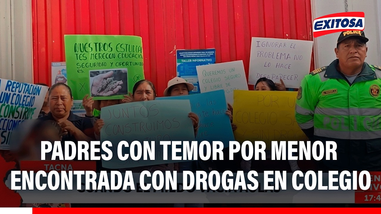🔴🔵Padres exigen medidas tras hallazgo de drogas en menor dentro de colegio en Ciudad Nueva
