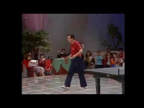 China Table Tennis Zhang Xie-Lin "Magic Penhold", New year Exhibition 1984