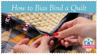How to Bias Bind a Quilt! Kimberly Jolly
