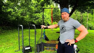 Bodyweight Calisthenics Home Workout - Dips and Squats