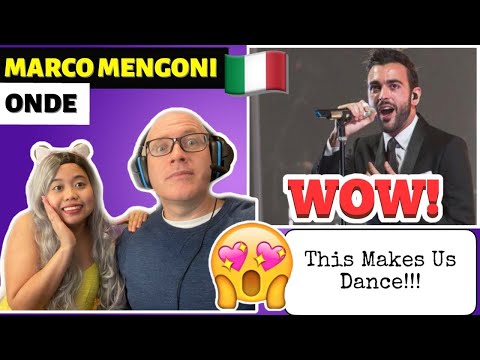 MARCO MENGONI - ONDE | REACTION! THIS MAKES US DANCE!🇮🇹