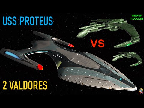 Viewer Request - USS Proteus VS 2 Valdore Type Ships - Both Ways - Star Trek Starship Battles