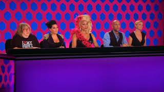 To the Moon but RuPaul never says Moon