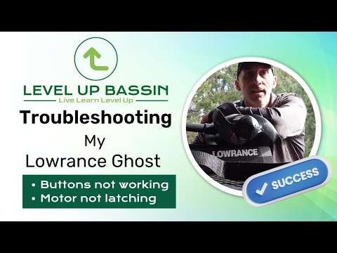 Lowrance Ghost Trolling Motor - Troubleshooting and fixes!