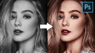 How To Colorize a Black & White Photo in Photoshop | Photoshop Tutorial