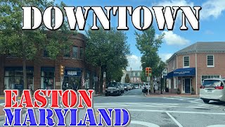 Easton - Maryland - 4K Downtown Drive