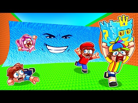 Johnny Plays the New LUCKY BLOCK Update in Escape Tsunami for Brainrot!