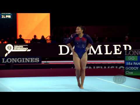 GODOY Cloe (PAN) - 2019 Artistic Worlds, Stuttgart (GER) - Qualifications Floor Exercise