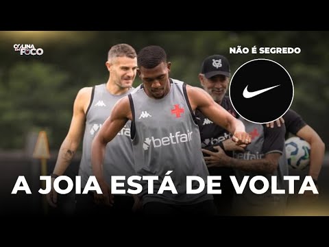 Rayan treina e reforça o Vasco contra o São Paulo; Nike, São Januário e muito mais na live de hoje!