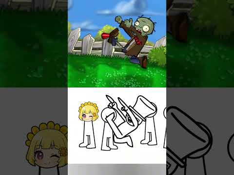Everybody do the flop w/ Browncoat Zombie (PVZ) #asdfmovie #pvz #plantsvszombies