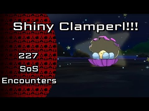 LIVE Shiny Clamperl - 227 SOS Encounters [TWITCH HIGHLIGHT]