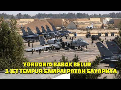 MARKAS US JEBOL! RUDAL IRAN RUSAK 8 JET TEMPUR DI PARKIRAN, 1 UNIT A10 SAMPAI HILANG SAYAPNYA