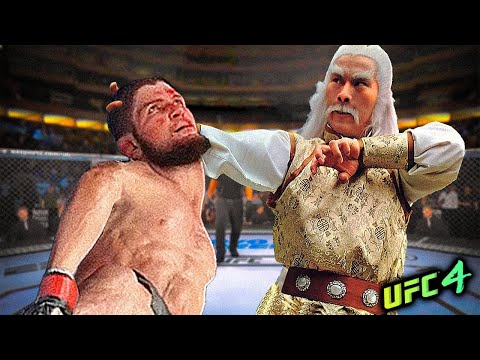 Khabib Nurmagomedov vs. Kung fu Tiger Master | Sensei (EA sports UFC 4)