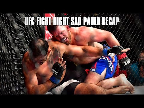 UFC Fight Night Sao Paulo Recap: Ryan Bader Stops Antonio Rogerio Nogueira