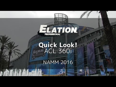 Elation Professional - Quick Look NAMM2016 - ACL 360i