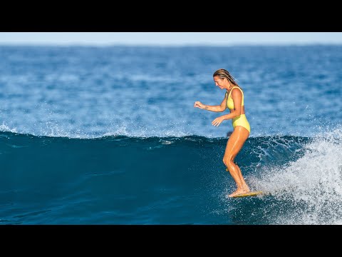 Longboard Surfing in Puerto Rico (RAW)