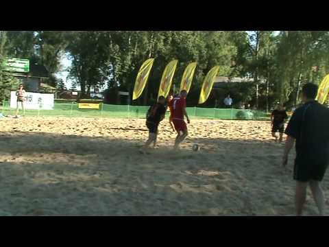 Piłka plażowa - Blokersi - Ogień w Szopie 2:1 -- FINAŁ