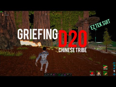 ARK OFFICIAL PVP GRIEFING D20 CHINESE TRIBE