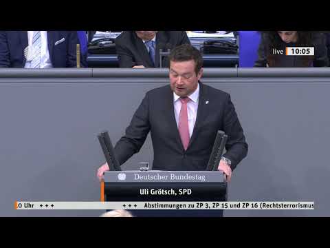 Uli Grötsch im Bundestag: Null-Toleranz-gegen-Rechts-Gesetz kommt!