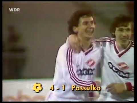 1987/1988 UEFA-Cup 2nd Round 1st leg Spartak Moscow vs Werder Bremen