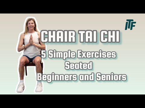 15 min Seated Tai Chi in a Chair for Seniors, Beginners