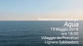 Aqua: presentazione catalogo 19 Maggio