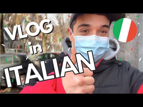 Learn Italian with Vlogs - Cooking, Laundry and Grocery shopping in Italy (sub)