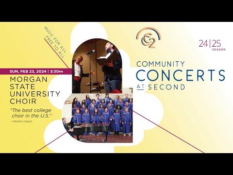 Morgan State University Choir -  LIVE