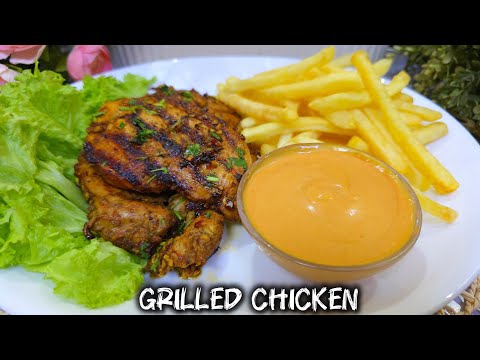 Easy Grilled Chicken Recipe | How to make juicy & perfect grilled chicken at home