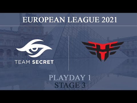 Secret vs Heroic @Coastline | European League 2021 Playday 1 | Team Secret vs Heroic