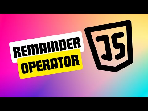 Javascript Operators Remainder Operator Learn Operators Javascript Operators Module Learn