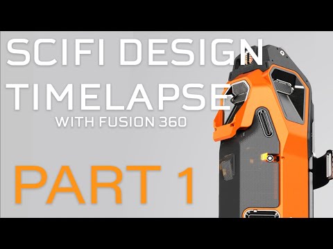 Scifi Multi-Tool Design Timelapse Part 1 | Alex Senechal