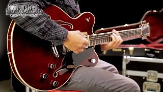 Video thumbnail for Gretsch Guitars G6609 Player's Edition Broadkaster Center Block with V-Stoptail Electric Guitar by Musician's Friend