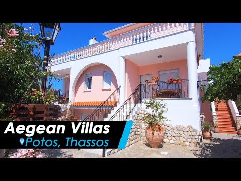 Aegean Villas, Privatunterkunft im Ort Potos, Griechenland - Video