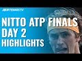Zverev & Tsitsipas Record Maiden Wins Over Nadal & Medvedev | Nitto ATP Finals 2019 Day 2 Highlights