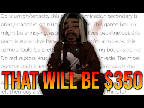 COACHING A SILVER NUNU FOR 350$ - Tarzaned