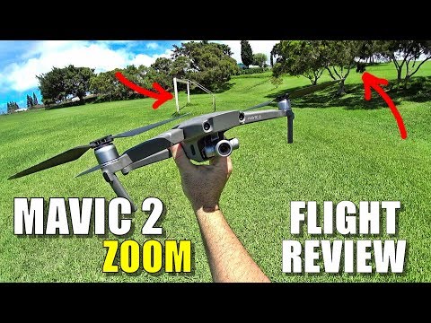 DJI MAVIC 2 ZOOM Flight Review - Crazy Windy Tracking & Avoidance, Zooming, Pros & Cons