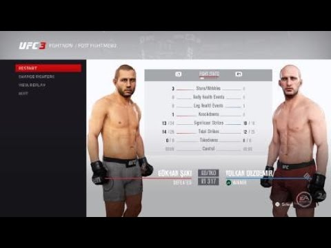 Kardeşimle UFC® 3 kapıştık. Gökhan Saki vs Volkan Özdemir