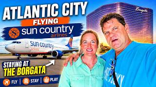 Flying MGMAir to Atlantic City! Staying at the Borgata | Luxury Casino Getaway & Room Tour