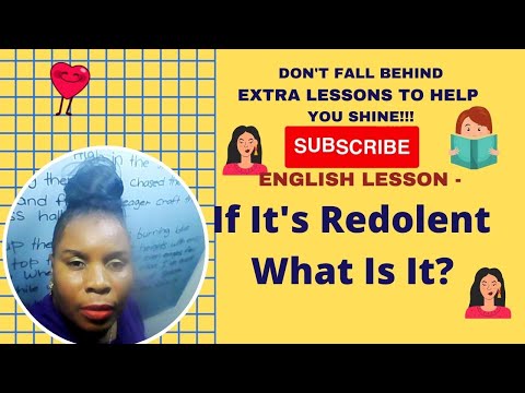 English Lesson - LESSON ON REDOLENT #210 🥜🥓🐟🐠🛳🚢😤