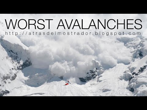 SNOWBOARD AND SKI: WORST AVALANCHES | Biggest Avalanches Ever Filmed