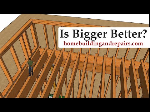 A Few Ways To Make Floor Framing Structurally Stronger For Garage Loft - Building Education Part 7