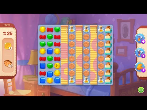 Homescapes Level 9711 No Boosters Gameplay