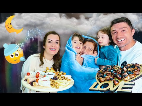 روتين سوبرفاميلي المسائي في الشتاء 🌜❄️